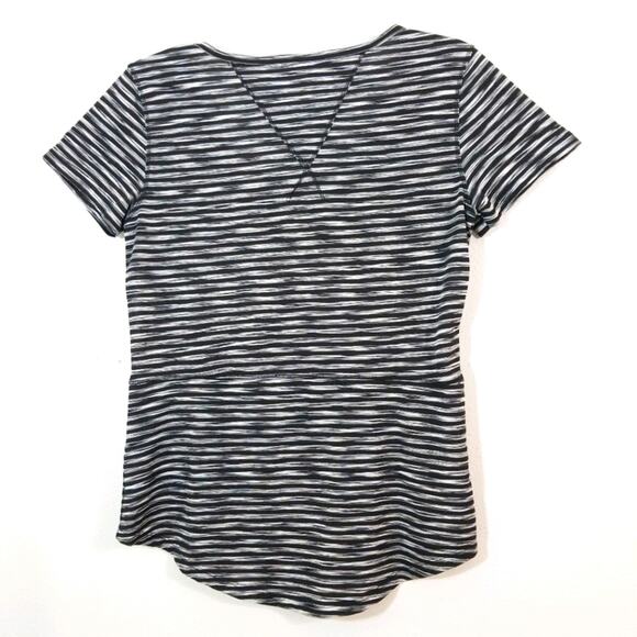 NWOT Athletic Collection space dye stripe top M - Picture 6 of 8